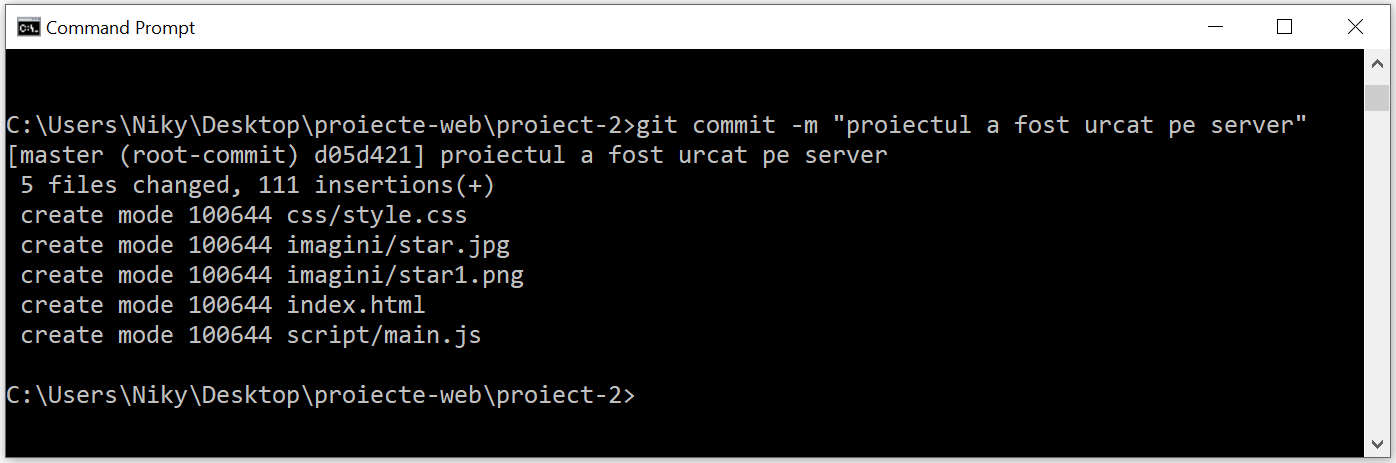 salvare modificari pe server