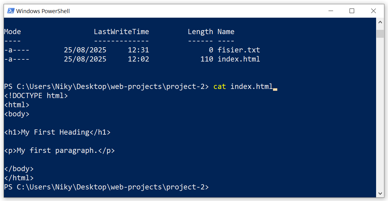 display file content