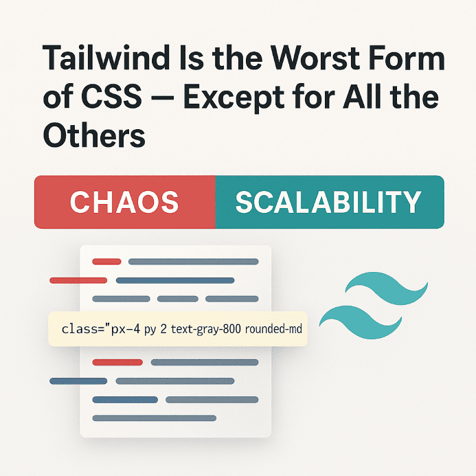 Tailwind Is a Mess That Works. Here’s Why